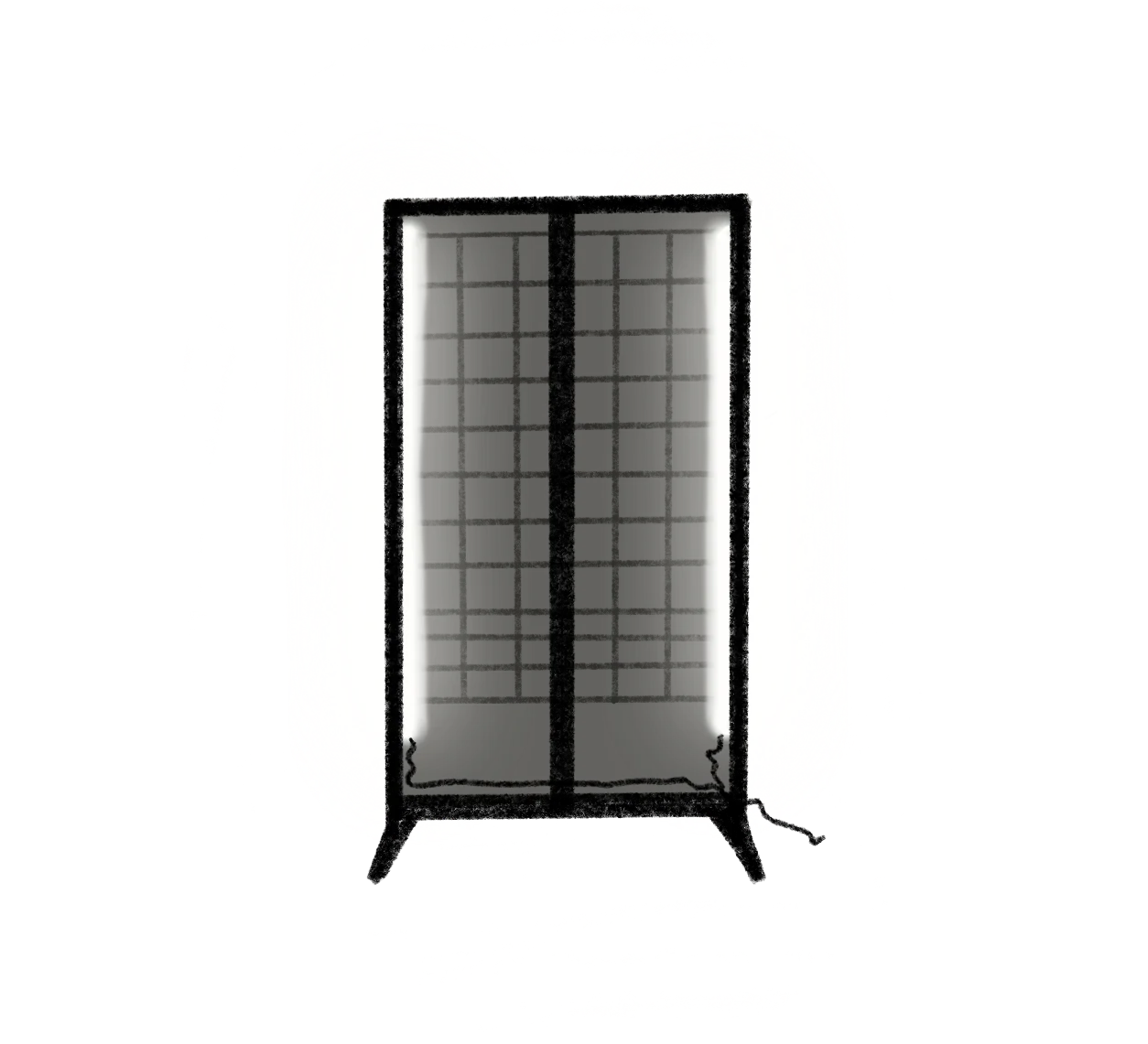 mount T8 grow lights on the front corners, angled back toward the plants.